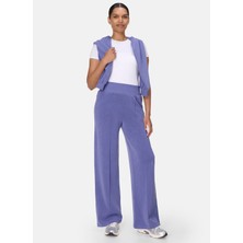 Sweaty Betty SB9226-400 Sand Wash Cloudweıght Tr Mavi Lastikli Bel Normal Düz Kadın Eşofman Altı