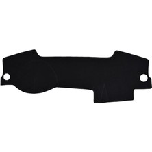 Misda Store Torpido Koruma Halısı Siyah Kenar Renk Siyah Volkswagen Jetta 2010+ ile Uyumlu