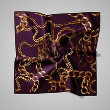 Piramit Naturel Eşarp | Zincir