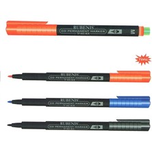 Asetat Kalemı M Sıyah 12 Lı TP-905