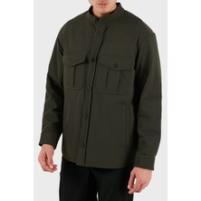 Emporio Armani Göğüs Cep Detaylı Comfort Fit Dik Yaka Düğmeli Ceket Erkek Ceket EM003695 AF18502 U8120