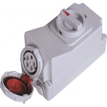 Bemis BC1-3505-7540 Interlock 90° Eğik Duvar Priz 5/32A