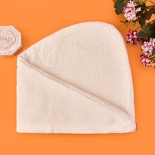Matmel Soft Pamuk Saç Havlusu - Ekru - 55X25 cm