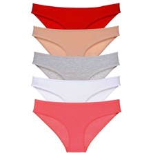 MELENERS 5 Adet Süper Eko Set Likralı Kadın Slip Külot 525