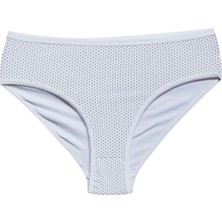 MELENERS Pamuklu Geniş Kenarlı Likralı Desenli Bato Kadın Külot Desen 8