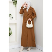 İlkimay.com Tam Boy Su Geçirmez Trenç 1596 - Taba