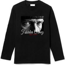 Efendioğlu Design Uzun Kollu Fikirler Ölmez Baskılı 10 Kasım Atatürk Çocuk Tişört