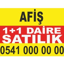 Aydın Garage (100 cm x 200 Cm) Afiş 1+1 Satılık Daire Branda - Afiş- Pankart