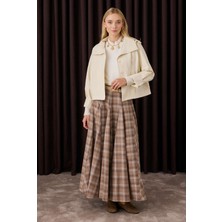 HE-QA Kısa Pileli Ceket Kemik