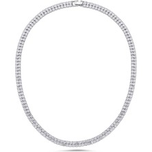 Merano Design 3mm Çift Sıra Su Yolu Kolye