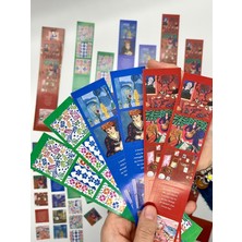 Kağıt Gemi Matisse Tablo ve Mottolu 6 Yaprak 30 Adet Sticker Set/etiket/çıkartma/bullet Journal