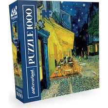 Mena Rise 1000 Parça Puzzle - Café Terrace At Nıght (Kafe Terasta Gece)