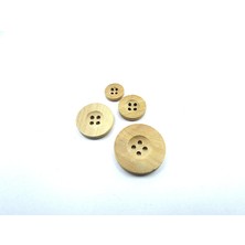 Mena Rise Dikme, 4 Delik Yazı Model, Ahşap, Zeytin AĞACI,100 Adet 15MM-24L