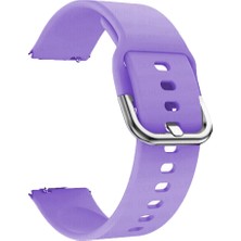 MobaxAksesuar Samsung Galaxy Watch 3 Gear S3 Kordon 45MM 46MM Kordon Silikon Bileklik Kopçaklı Kordon Bhr