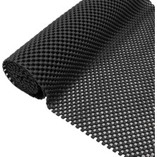 Misda Store Halı Matları, Lateks, Farklı Renkler, 45X90 cm (Siyah)