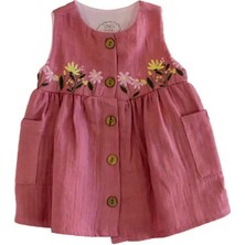 CNS Sunshıne Pembe Müslin Elbise