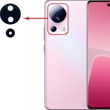Fodos Xiaomi Mi 13 Lite Kamera Lensi Cam - Kamera Camı - Yapışkanlı 2210129SG Uyumlu