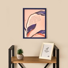 Matmel Deco Keep Workingin Duvar Panosu - Mavi / Pembe - 30X40 cm