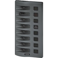 Blue Sea Systems Weatherdeck® 12V DC Su Geçirmez Sigorta Paneli 8'li 4308