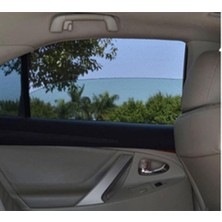 Yenibağ AYACO 2 Adet Oto Perde Araç Yan Cam Güneşlik Arka Koltuk Güneş Koruyucu Dayanıklı Tasarım