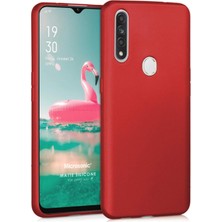 Mena Rise Silicone A31 Için Kılıf Kırmızı [A31 ile Uyumlu Kılıf - Kırmızı]