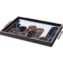 Storish Dekoratif Kulplu Tepsi St-6031