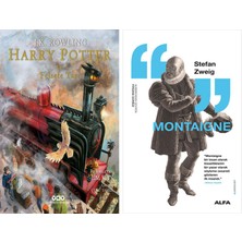Alfa Yayınları Harry Potter ve Felsefe Taşı 1 - Resimli Özel Baskı (Ciltli) + Montaigne