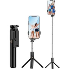 Misda Store Akıllı Telefonlar Için Tripod Ultra Hafif 360 Derece Dönebilen Başlık Android ve iPhone ile Uyumlu Katlanabilir Video Kaydı Için Sabitleyici G5 (Model G5)