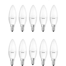 Osram LED Value 7,5W Sarı Işık E-14 806LM Ampul 10 Adet 2700K
