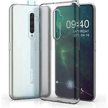 Misda Store Reno 2z Uyumlu Kamera Korumalı Darbe Önleyici Ultra Slim Tpu Şeffaf Silikon Kılıf (Şeffaf, Oppo Reno 2z)
