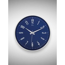 717-G-1 Serisi Eskitme Metal Görünümlü Sessiz Akar Modern Duvar Saati 40 cm