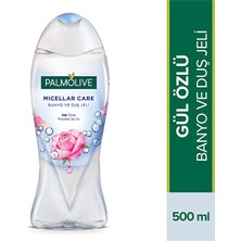 2 Adet  Palmolive Duş Jeli Micellar Care Gül Özlü 500 ml