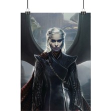 Vintage Gezegen Emilia Clarke Poster1 - Retro Duvar Dekoru