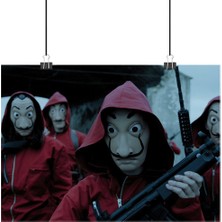 Vintage Gezegen La Casa De Papel Poster7 - Retro Duvar Dekoru