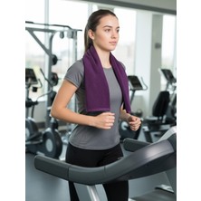 Denizli Cotton Mikrofiber Sporcu Havlusu, Ter Emici Fitness, Plates, Boks, Tenis, Spor Havlusu