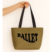Ballet Tasarım Mat Saten Omuz Çantası