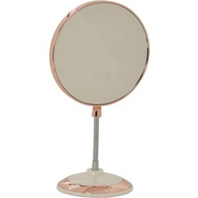 Misda Store 3x Büyüteçli Çift Taraflı Masaüstü Makyaj ve Tıraş Aynası - Profesyonel Yuvarlak Ayna