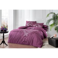 Taç Saten Delüx Çift Kişilik Nevresim Takımı