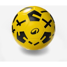 Hobiurun Futbol Topu - 4 Numara - Sarı / Siyah - BALLGROUND 500