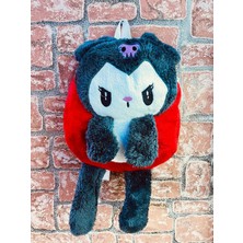 Doğan Hediyelik Peluş Çocuk Sırt Çantası - Labubu Hello Kitty Kuromi Stitch Mickey Mouse Bugs Bunny Çanta