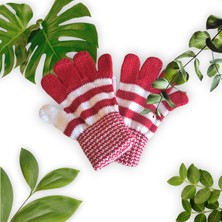 Eleven Markets Çocuk Eldiveni Kımızı Bebe Eldiven 1-4 Yaş