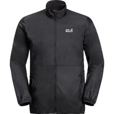 Jack Wolfskin Pack Go Windshell Erkek Siyah Softshell