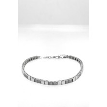 Oya Silver Kadim Işık Serisi Beyaz Işıltılı Gümüş Bileklik Modelleri