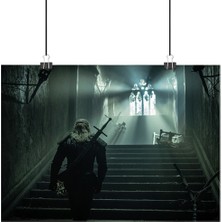 Vintage Gezegen The Witcher Poster3 - Retro Duvar Dekoru
