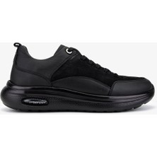 Valmenti Erkek Hakiki Deri Siyah Sneakers & Spor Ayakkabı 298 3174-5018 Erk Ayk SK25-26 Syh Mat/syh Dnt
