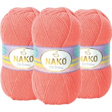 Nako Elit Baby Antipilling Bebe Yünü 1469 3 Adet