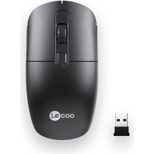 Nil Avm Lenovo Lecoo M2001 Kablosuz+Usb 1600DPI+4 Tuşlu Siyah Mouse
