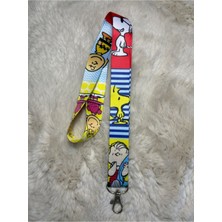 Hediyebum Snoopy Dog ve Arkadaşları Renkli Boyun Askısı