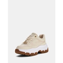 Guess Berrett2 Kadın SNEAKER-FLFBRTPEL12 Suni Deri Düz Tabanlı Koşu Ayakkabısı