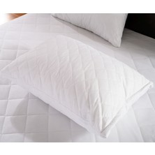 Formeya Pamukkale Kapitone %100 Pamuk Yastık Koruyucu Alez 2'li  50 x 70 cm